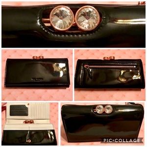 New Ted Baker Turbine Crystal Frame Matinee Wallet